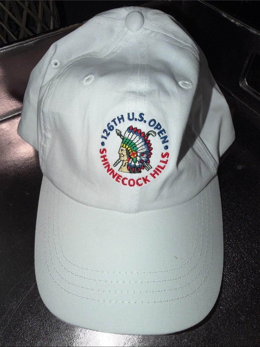 Peter Millar White 126th U.S. Open Shinnecock Hills Embroidered Cap